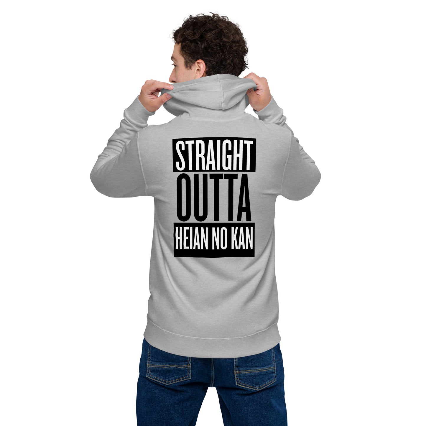 Straight Outta HNK - Moletom com capuz e zíper