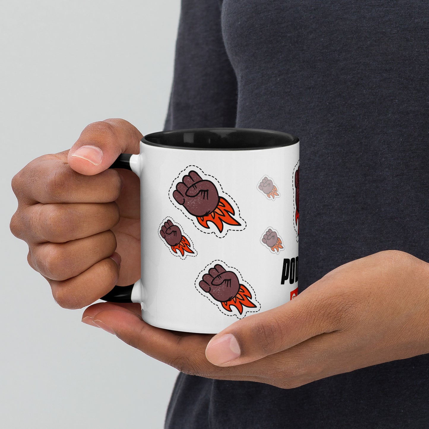 Pois o Black Pode - Caneca com Cor Interna